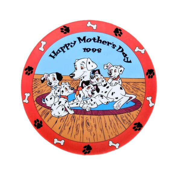 Grolier 101 Dalmatians 1998 Mother’s Day Plate - Picture 1 of 2